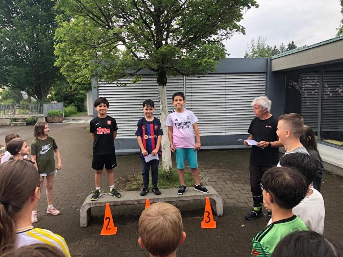 Strahlende Gesichter bei der Siegerehrung