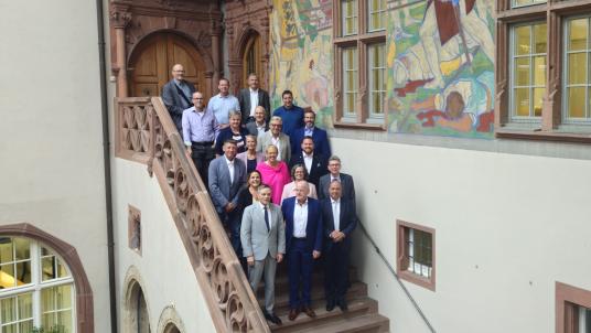 Hoher Besuch im Rathaus