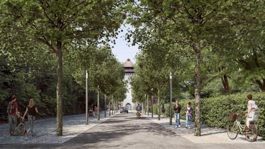 Die Hermann-Keller-Strasse wird saniert und unter anderem mit einer Baumallee aufgewertet.