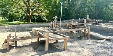 Sand-Matsch-Spielbereich