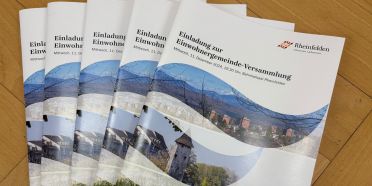 Einladung zur Einwohnergemeindeversammlung vom 11. Dezember 2024