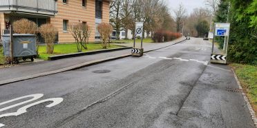 Salinenstrasse im Bereicht der Reha