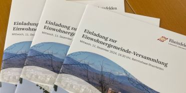 Botschaft Einwohnergemeindeversammlung
