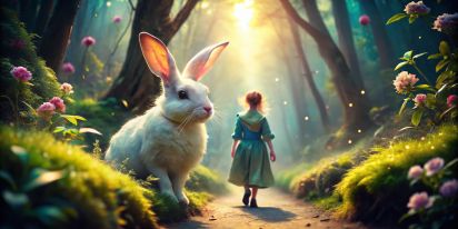 Die Lesestunde - Alice im Wunderland