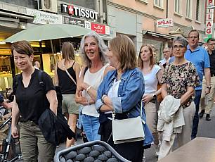 Marsch durch die Steinenvorstadt