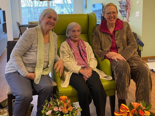 Gratulation 100jährige Letizia Cozzolino