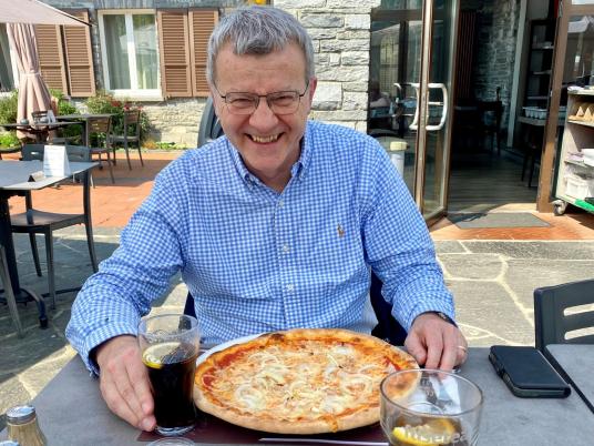 Übung "Pizza-Bomber" mit Franco und Corinne Mazzi